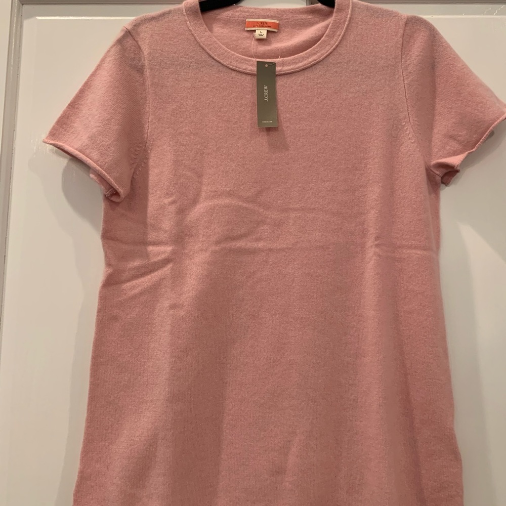 J Crew Short Sleeve Cashmere T-Shirt AK164 NWT